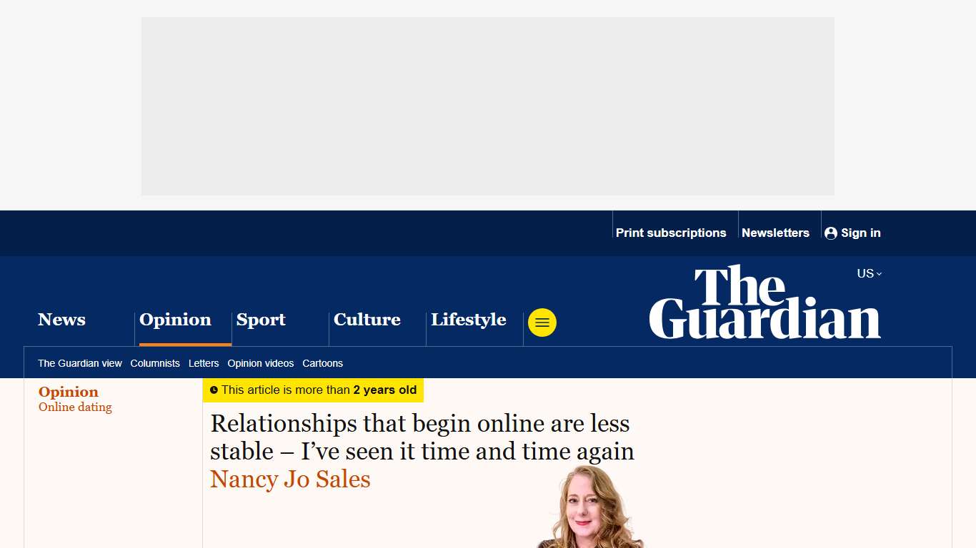 Relationships that begin online are less stable – I’ve seen it time and time again | Nancy Jo Sales | The Guardian
